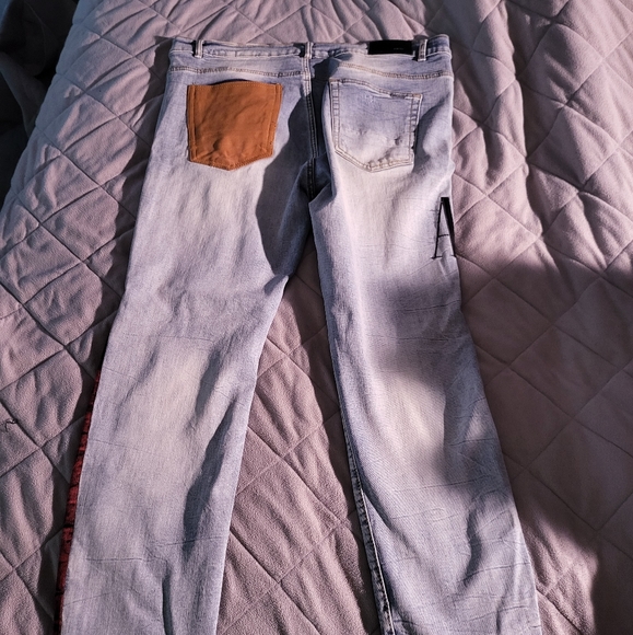 AMIRI JEANS SIZE 38 CUSTOM TAYLORED 1 of 1 PAIR - Picture 3 of 16